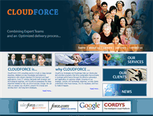 Tablet Screenshot of cloudforce.in